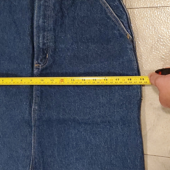 Denim Pencil Skirt - Picture 7 of 8